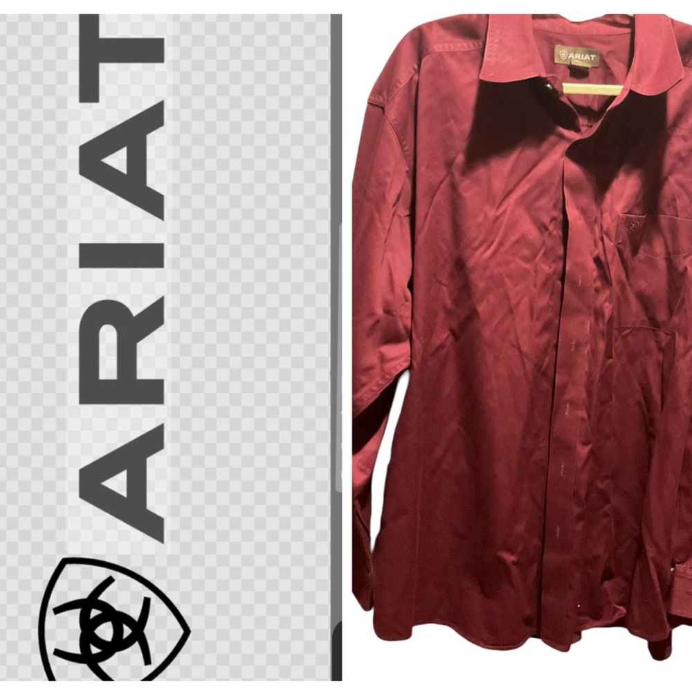 Ariat Men's Red Oxide Button Down Shirt
